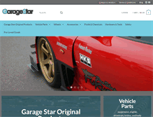 Tablet Screenshot of garagestar.com